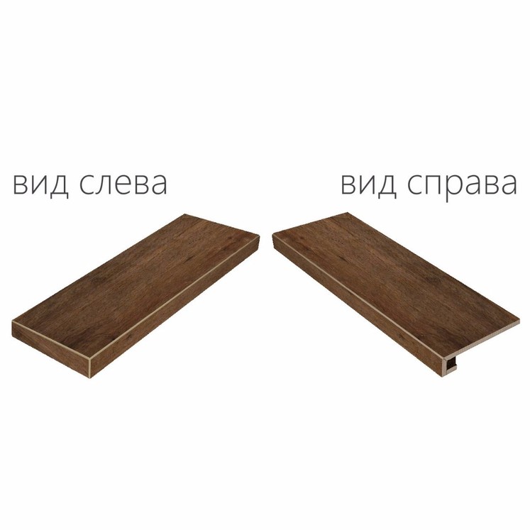 Italon Natural Life Wood Pepper X2 Scalino Angolare Sx (Италон Нэйчурал Лайф Вуд Пэппер Х2)