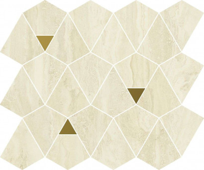 Мозаика Italon Charme Advance Alabastro Mosaico Vertex 25.8x30 (Италон Шарм Эдванс Алабастро Мозаика Вертекс 25.8x30)